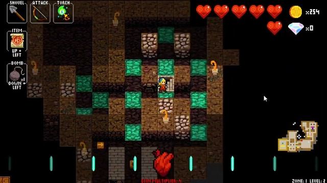 Crypt of the NecroDancer walkthrough part 1 смотреть онлайн