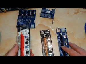 Райзеры для видеокарт.  Переходник HDMI на VGA.  PCI-E множитель карт.