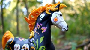 Самая редкая лошадь Breyer Halloween? | Распаковка и обзор Calavera