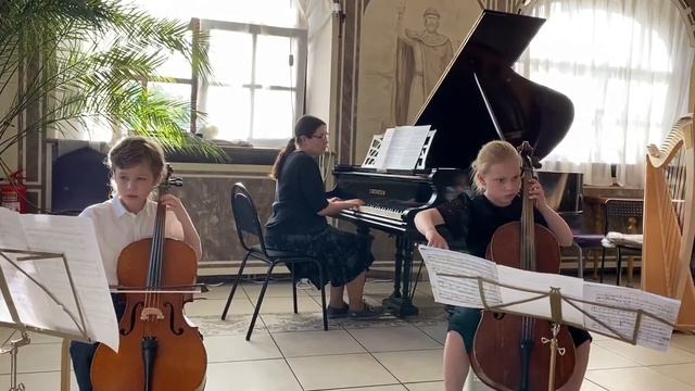 Б. Марчелло Соната соль мажор, 1 и 2 части.