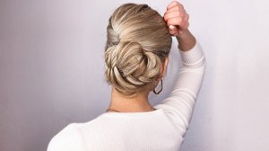 ОСТОРОЖНО! ОТ ЭТОЙ ПРИЧЕСКИ НЕ ОТВЕСТИ ГЛАЗ  ПОШАГОВЫЙ УРОК ЗА 2 МИН \ GORGEOUS UPDO HAIRSTYLE