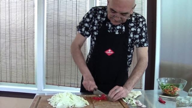 Телятина, лепешка и овощи на ГРИЛЕ
