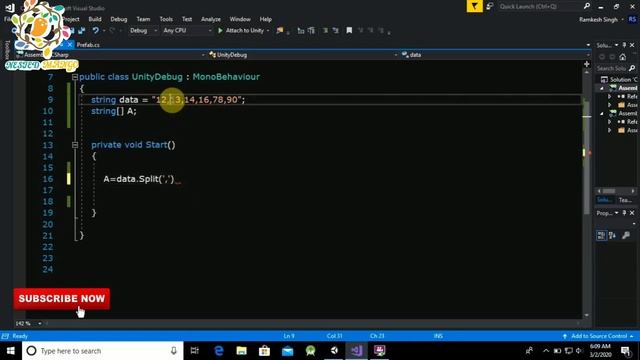 Split Function with String C#