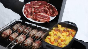 Три рецепта из свиной шеи на мангале к 23 февраля. Не шашлык.