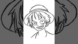 Drawing Straw Hat Luffy!