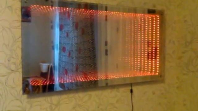 3D панель , световой туннель , эффект бесконечности ,Infinity Mirror смотреть онлайн