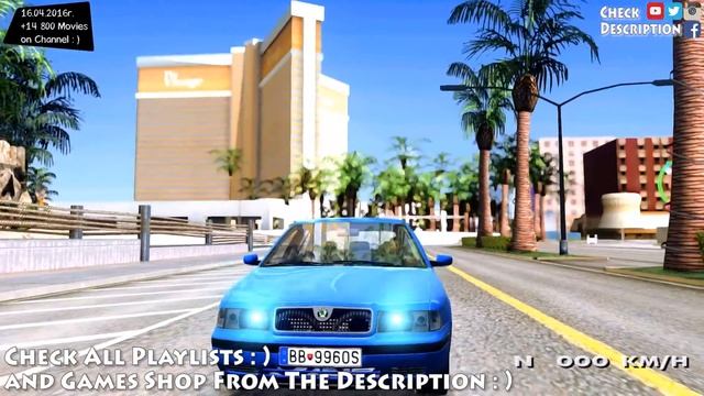 Skoda Octavia 1997 - GTA MOD _REVIEW смотреть онлайн