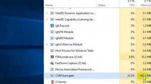 solve probleme COM Surrogate in windows 10 , 100% CPU and RAM