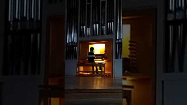 Занятие в классе органа, 24 октября 2021 г.