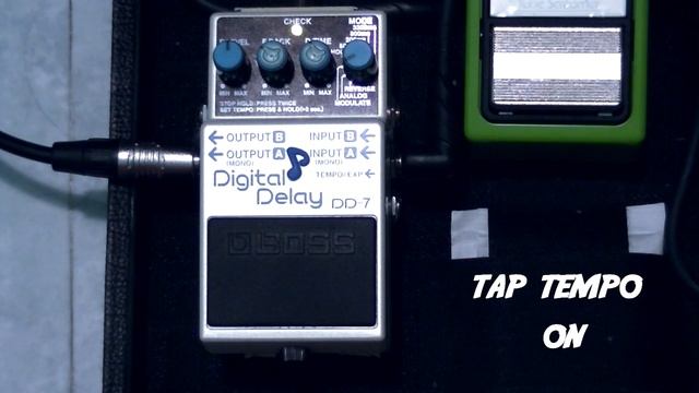 How to use tap tempo and looper in Boss DD7 смотреть онлайн