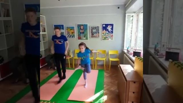 Освоение позы дерева  или Врикшасана. Психомоторная коррекция.