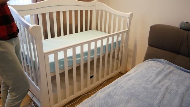 Детская кроватка Верес ЛД18 с маятниковым механизмом смотреть онлайн