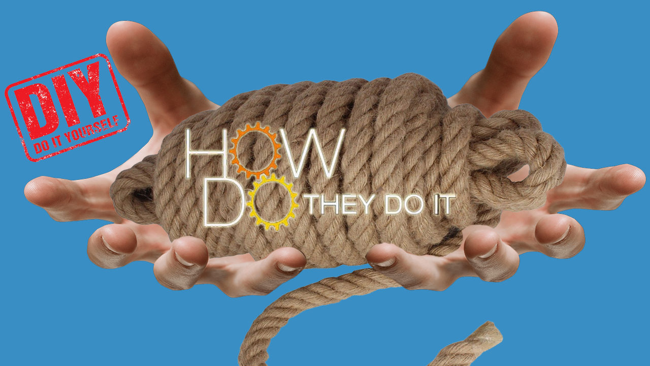 HOW to weave a rope from jute!? КАК сплести канат?