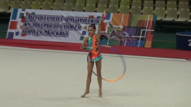 Молчанова Алиса, 2003, обруч. Первенство Москвы, январь, 2015 смотреть онлайн