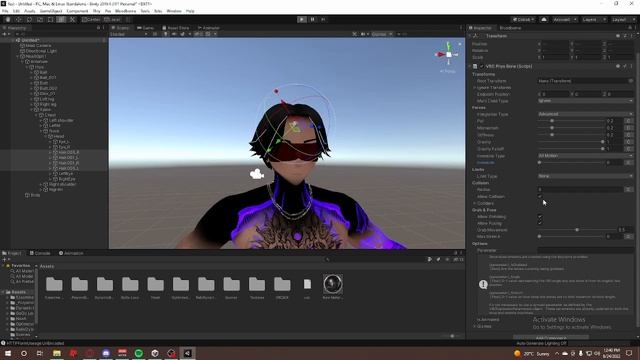 How to use physbones in VRChat Unity.