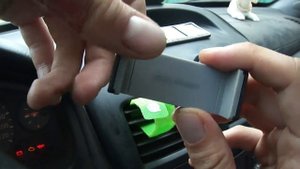 держатель мобильно телефона в дефлекторе авто из китая