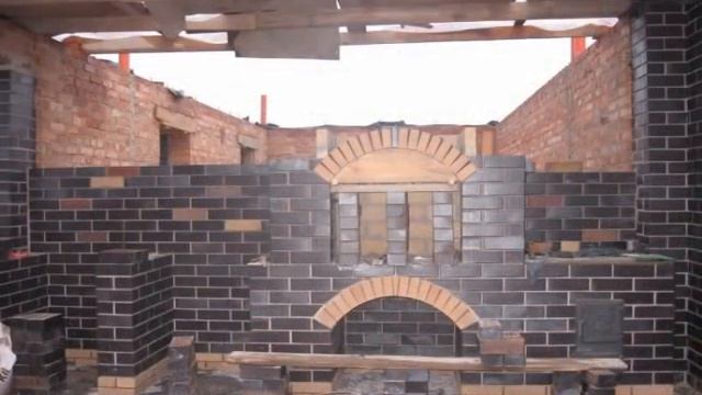 Барбекю с мангалом и варочной плитой смотреть онлайн