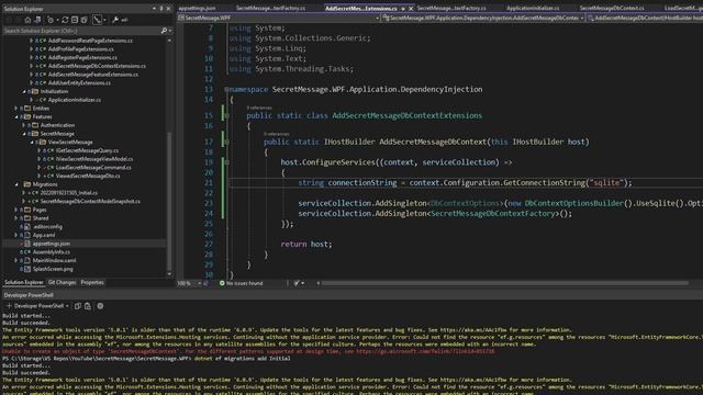 Integrating a Database (w/ Entity Framework) - VERTICAL SLICE ARCHITECTURE #6 смотреть онлайн