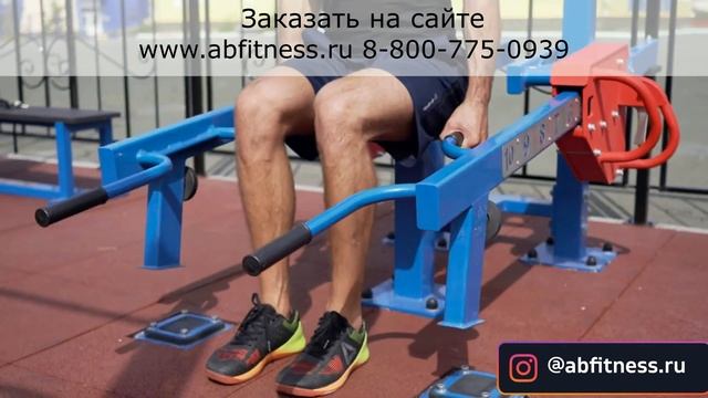 Уличный тренажер Iron King. Приседания/шраги S307