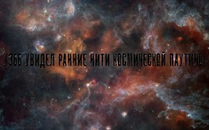Джеймс Уэбб увидел ранние нити космической паутины