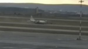 Аварийная посадка АН-12 в Кольцово