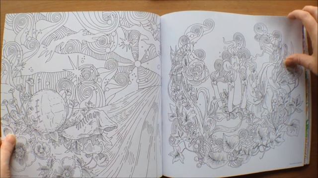 The Magical Christmas by Lizzie Mary Cullen Colouring Book Flipthrough смотреть онлайн