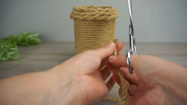 Оригинальная Ваза из Шнура своими руками