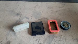 Воздушные фильтры бензопилы. Профилактика, обслуживание, замена.