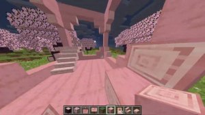 Как построить КРАСИВЫЙ Вишневый дом в майнкрафте!!!