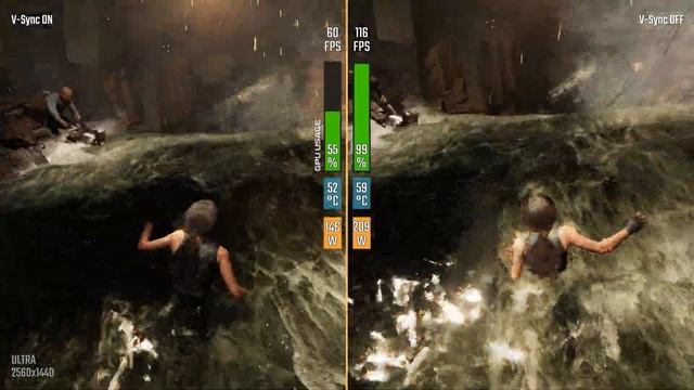 VSync On vs. Off (FPS, Temp, Watts and Usage Comparison) смотреть онлайн