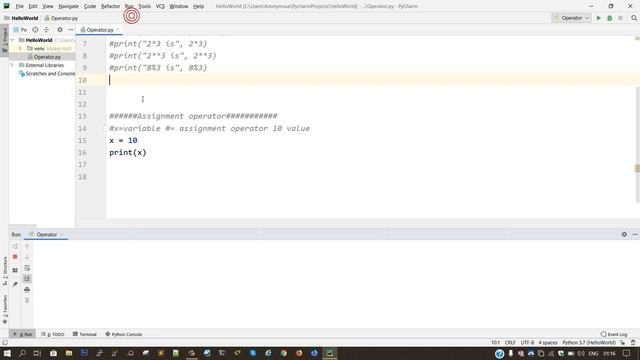 6- Python | Assignment Operator ? How to Use In Hindi