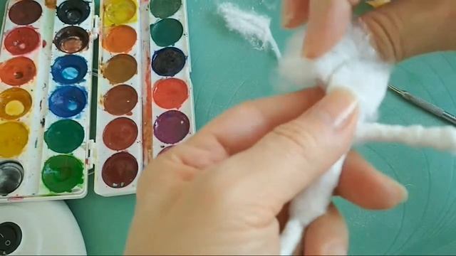 МАСТЕР КЛАСС ВАТНАЯ ИГРУШКА ПАПЬЕ МАШЕ ИЗ ВАТЫ