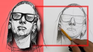 Базовая структура Лумиса для начинающих в рисовании портрета. Короткая версия