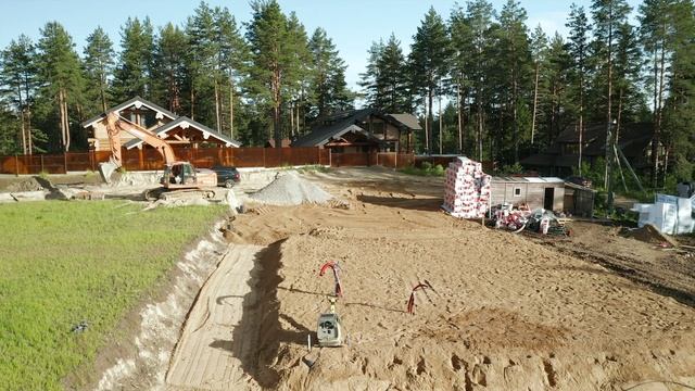 УШП фундамент под дом. Шведская плита под баню / TAKE DOM смотреть онлайн