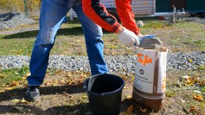 Серия 6 / Как приготовить клей для газобетона / Капитальный дом для своей семьи.avi