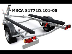 МЗСА 81771D.101-05 - Прицеп для лодки 4-4,6м. Оцинкованный. ЦЛП АРИВА.