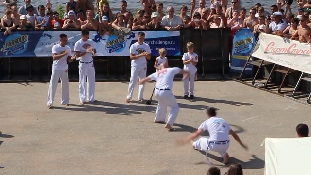 Самара АБАДА Капоэйра, выступление на Parkour Challenge 20.07.2013 смотреть онлайн