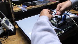 Ремонт монитора LG 22MP55. LED Подсветка