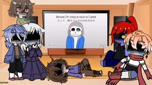 Реакция персонажей из undertale на "i got no time"