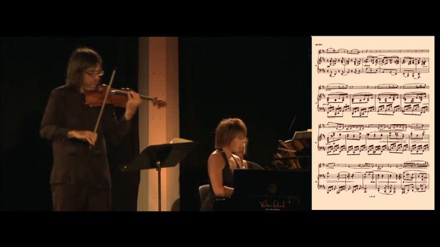 Brahms Sonata No. 3 for violin and piano by Leonidas Kavakos and Yuja Wang смотреть онлайн