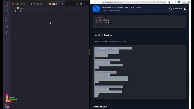 How To Make Image Slider Using HTML CSS and JavaScript | Swiper JS Tutorial смотреть онлайн