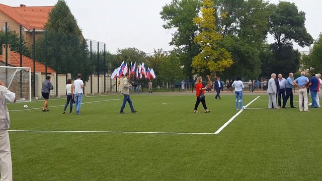 Новое футбольное поле в Симферополе