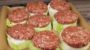 Нежная и ОЧЕНЬ ВКУСНАЯ пекинская капуста с мясом в духовке!