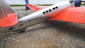 РУ модель самолета АНТ-25 (РД) | RC model airplane ANT-25