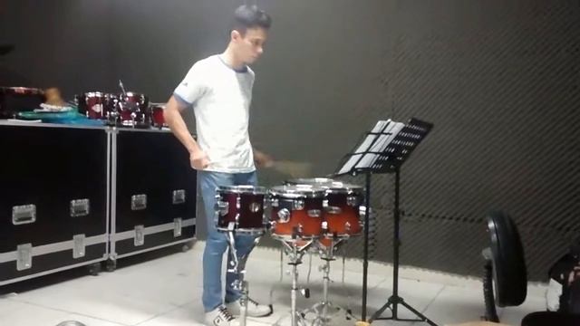 Rondo for four tom toms - Mitchell Peters смотреть онлайн