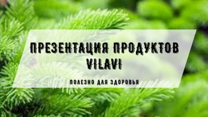 Презентация продуктов Vilavi