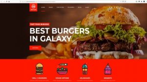 Fast Food - WordPress Fast Food Theme