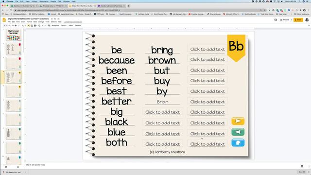 How to use a Digital Word Wall book смотреть онлайн