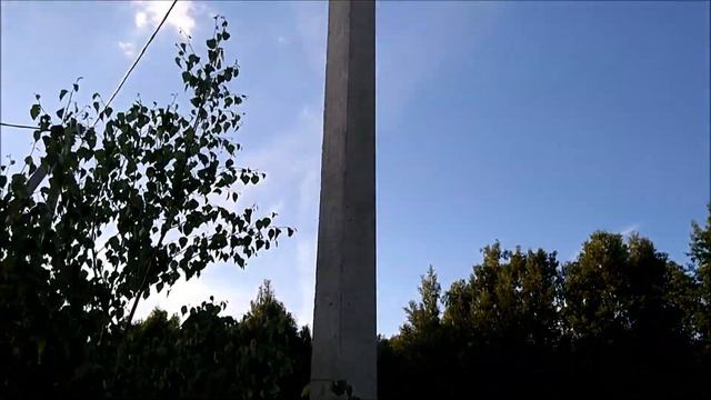 Вешаем распределительный шкаф на участке. Готовим ужин на костре