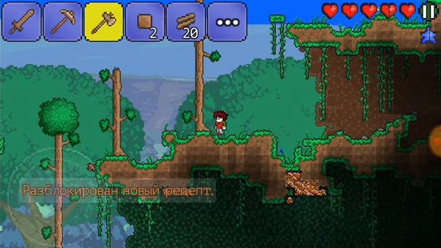 Летсплей по мобильной игре Terraria смотреть онлайн